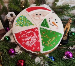 Новорічний пряник з начинкою №1